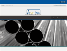 Tablet Screenshot of amtex.in
